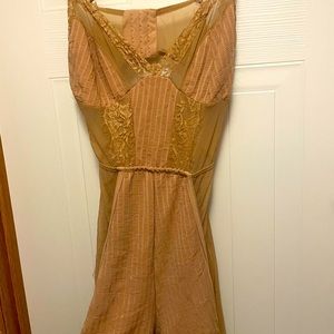 Nude color short body suite